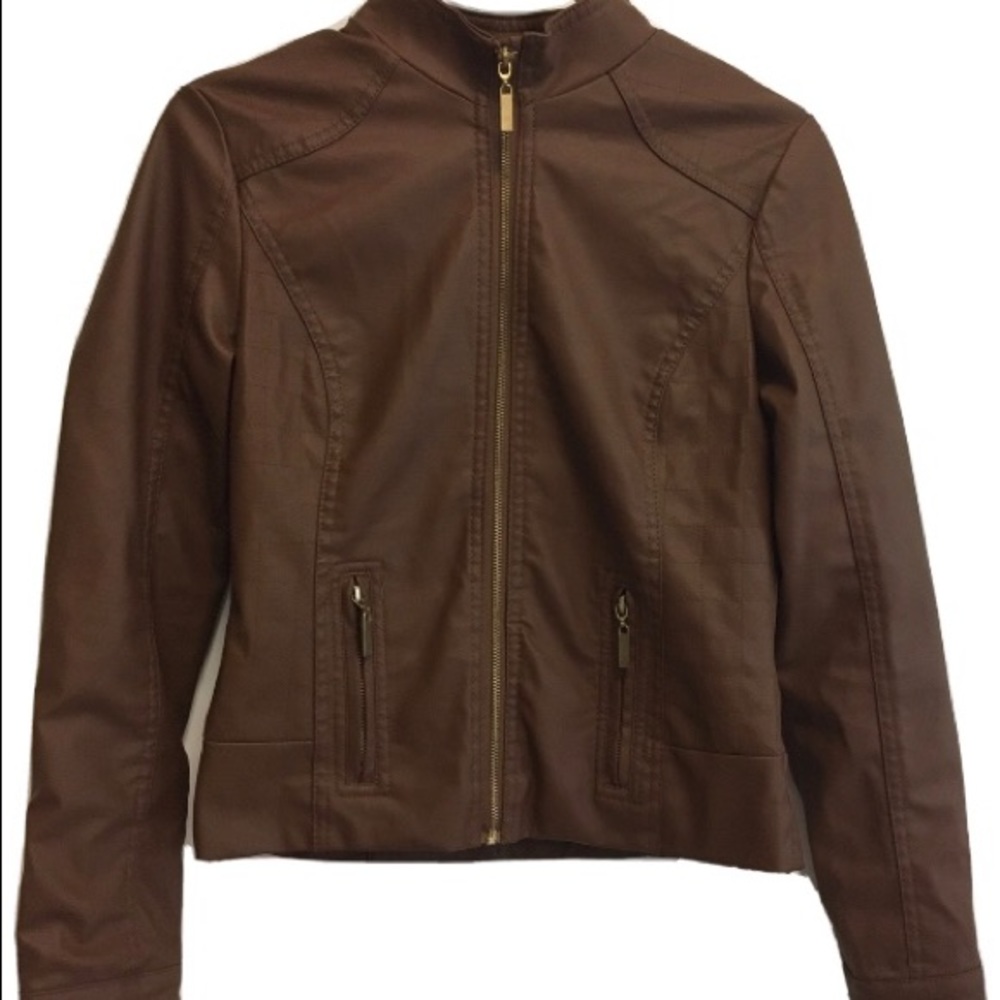 Women’s leather jacket new look M